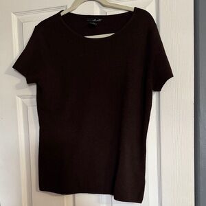 100% Merino Wool Chocolate Brown Sweater